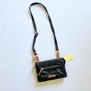 Franco Sarto Black Crossbody Purse